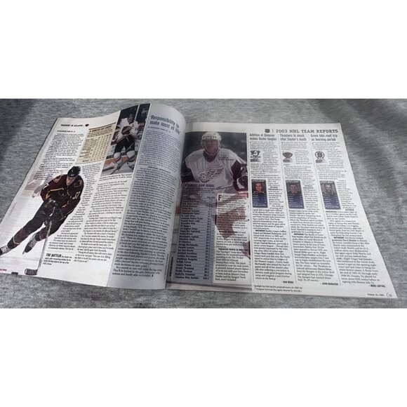 The Hockey News Newspaper Magazines 21 October 2003 Paperback - Picture 4 of 7